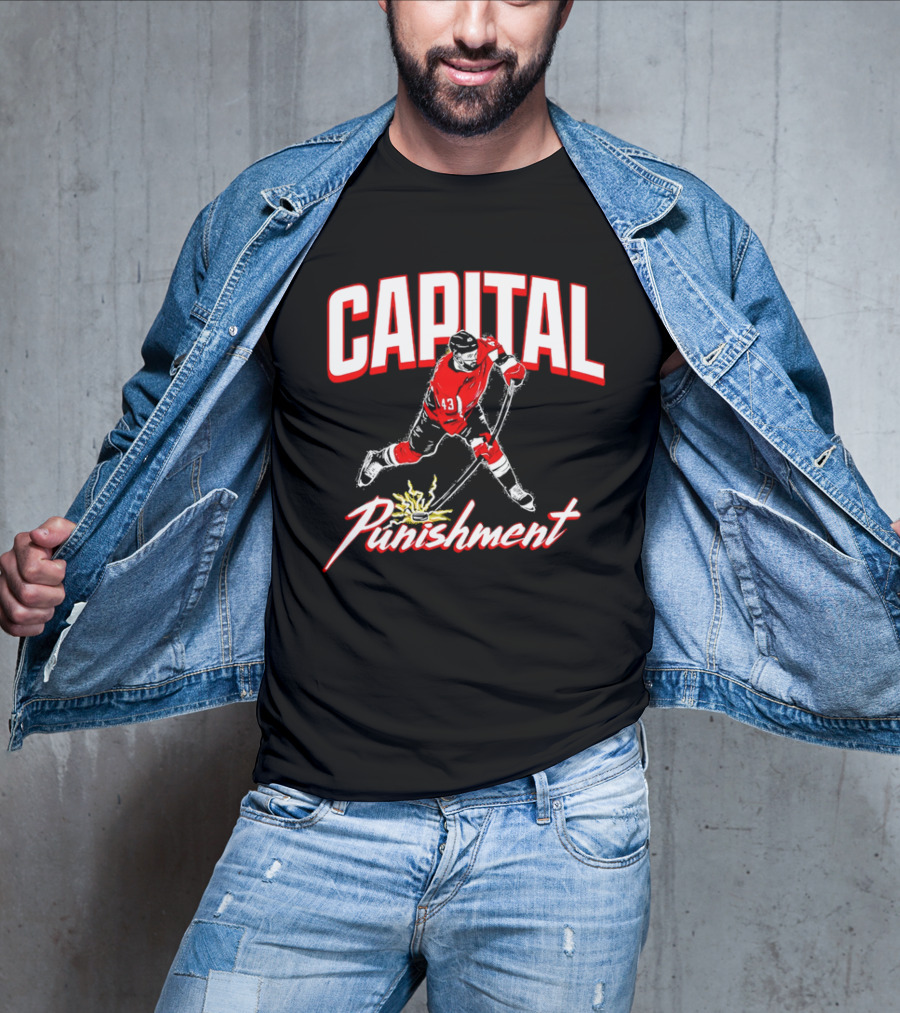 Tom Wilson Capital Punishment Washington Capitals Hockey T-Shirt