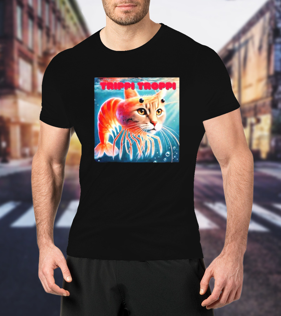 Trippi Troppi Cat Shrimp Hybrid T-Shirt