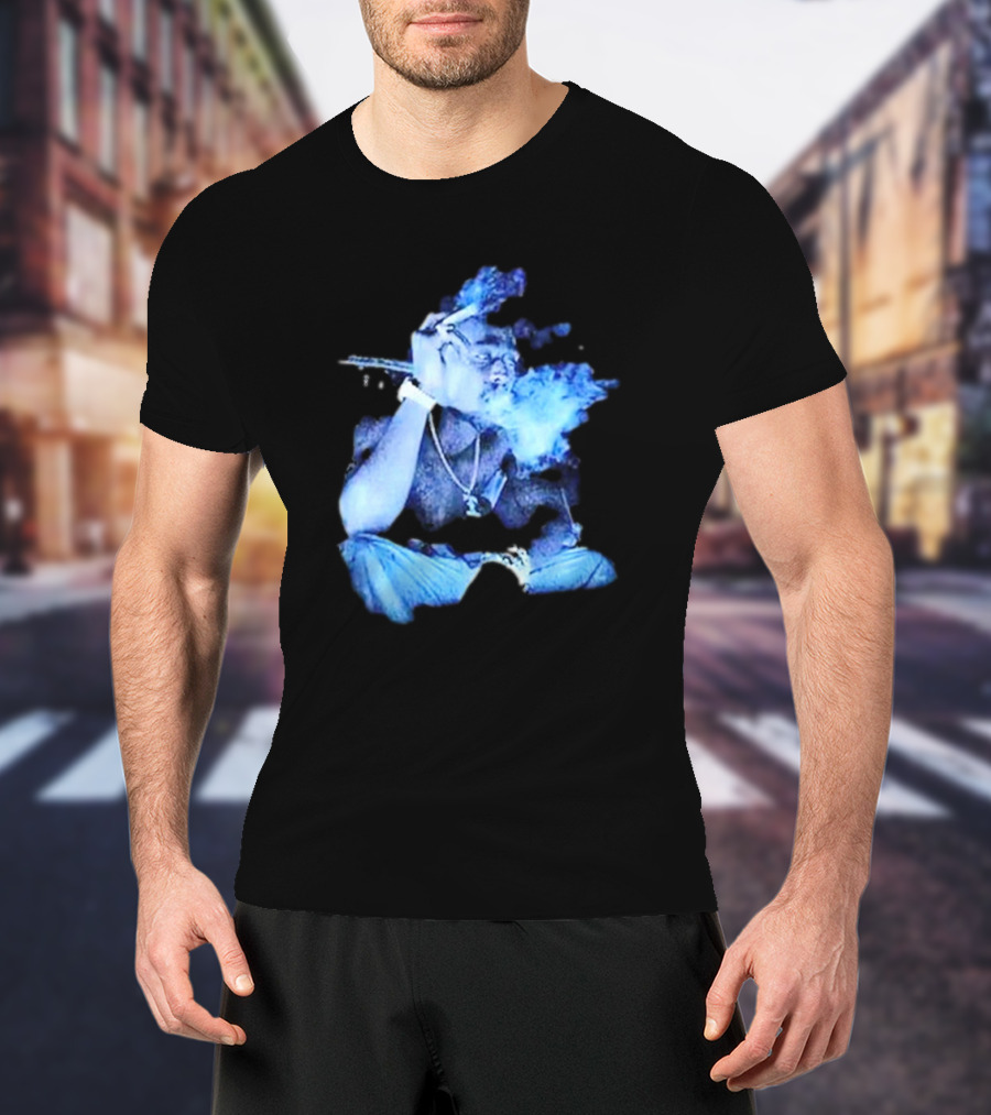 Tupac Shakur 2Pac Remember Me Smoke Album Cover Imagery T-Shirt