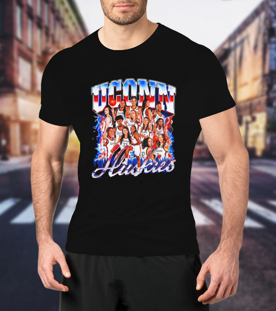 UConn Huskies Women's Basketball Team 2024-2025 Roster T-Shirt