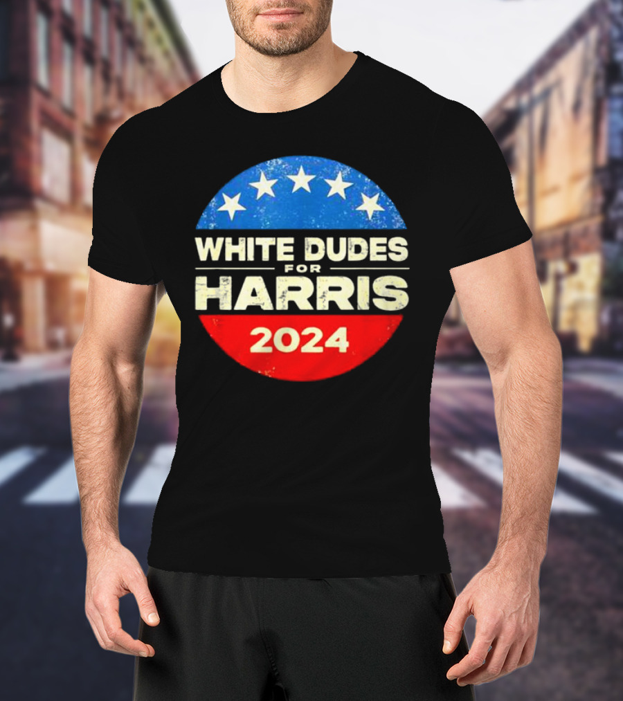 WHITE DUDES FOR HARRIS 2024 T-Shirt