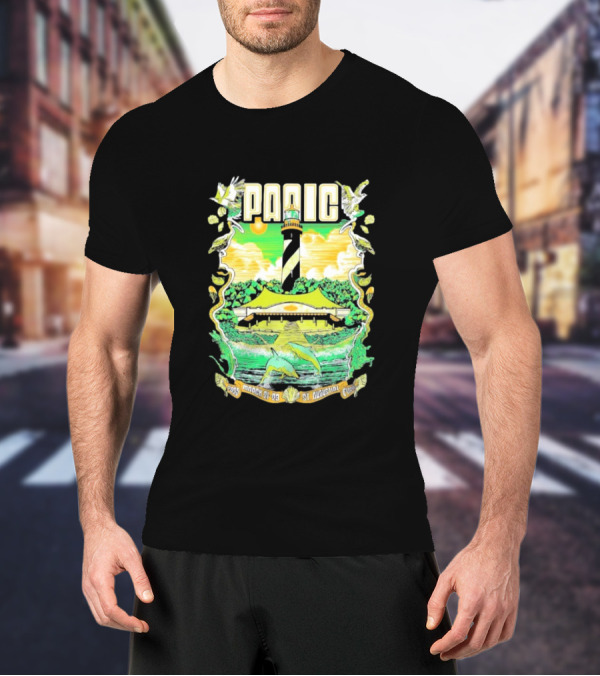 Widespread Panic 2025 St Augustine Lighthouse Dolphins March 21-23 T-Shirt