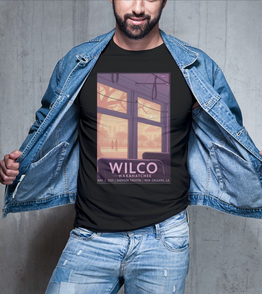 Wilco With Waxahatchee May 3 2025 Saenger Theatre New Orleans LA T-Shirt