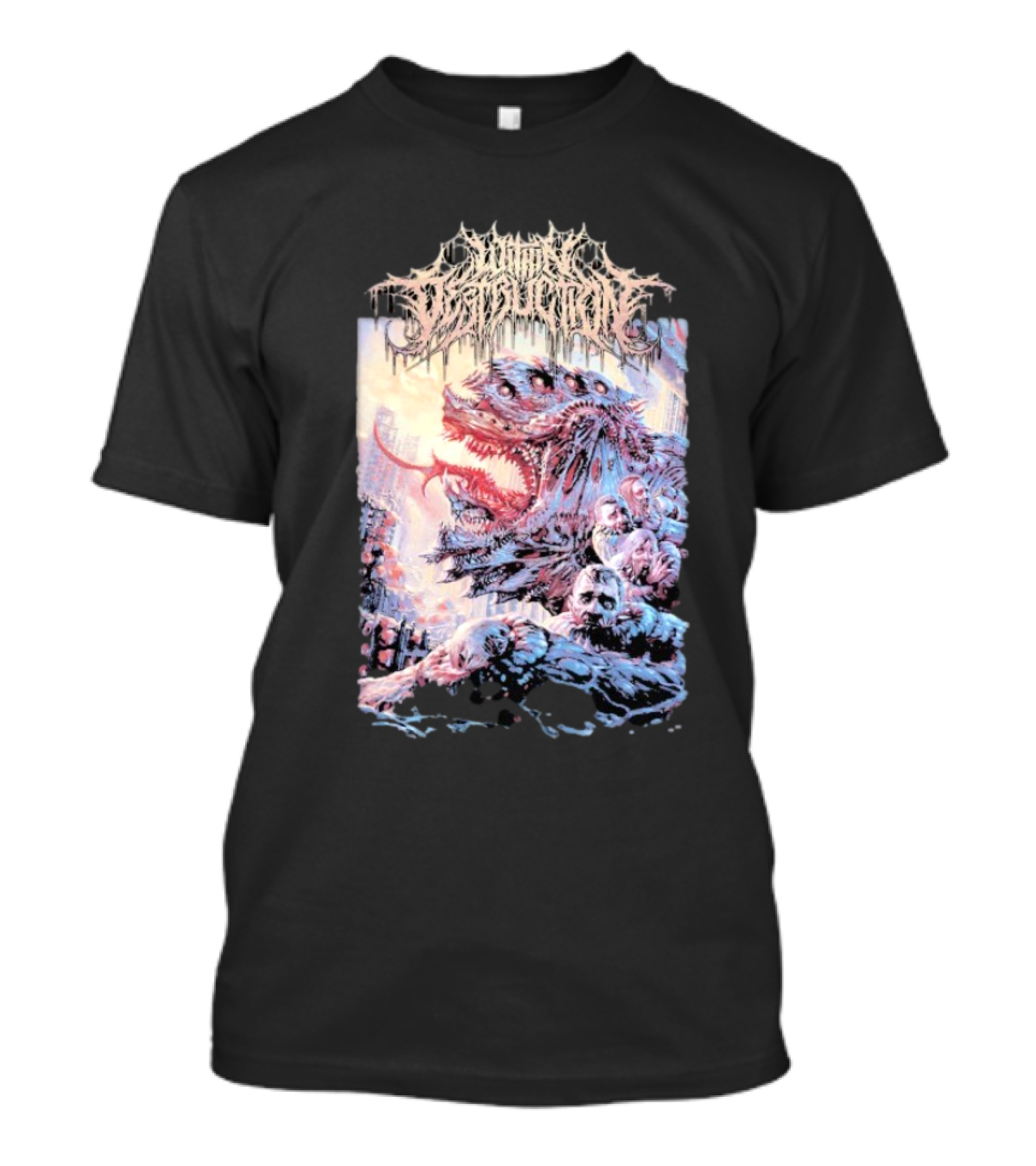Within Destruction Deathwish Monster Art With Gory Details T-Shirt