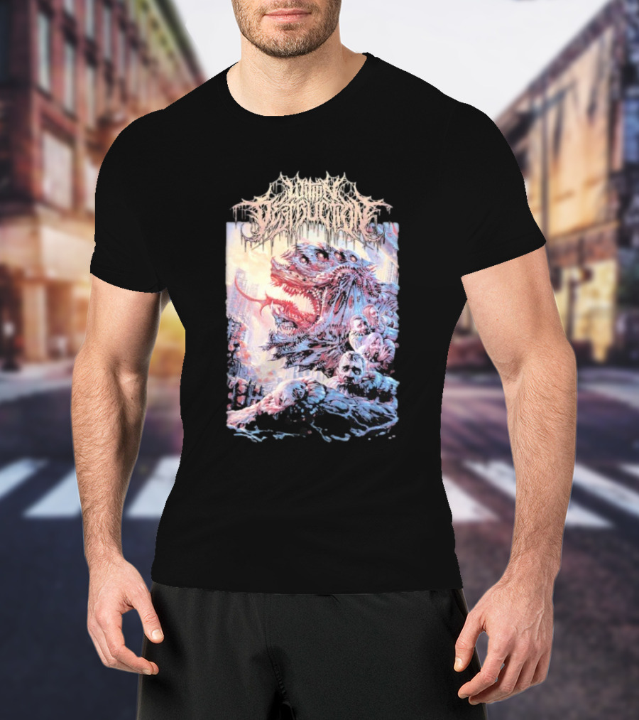 Within Destruction Deathwish Monster Art With Gory Details T-Shirt