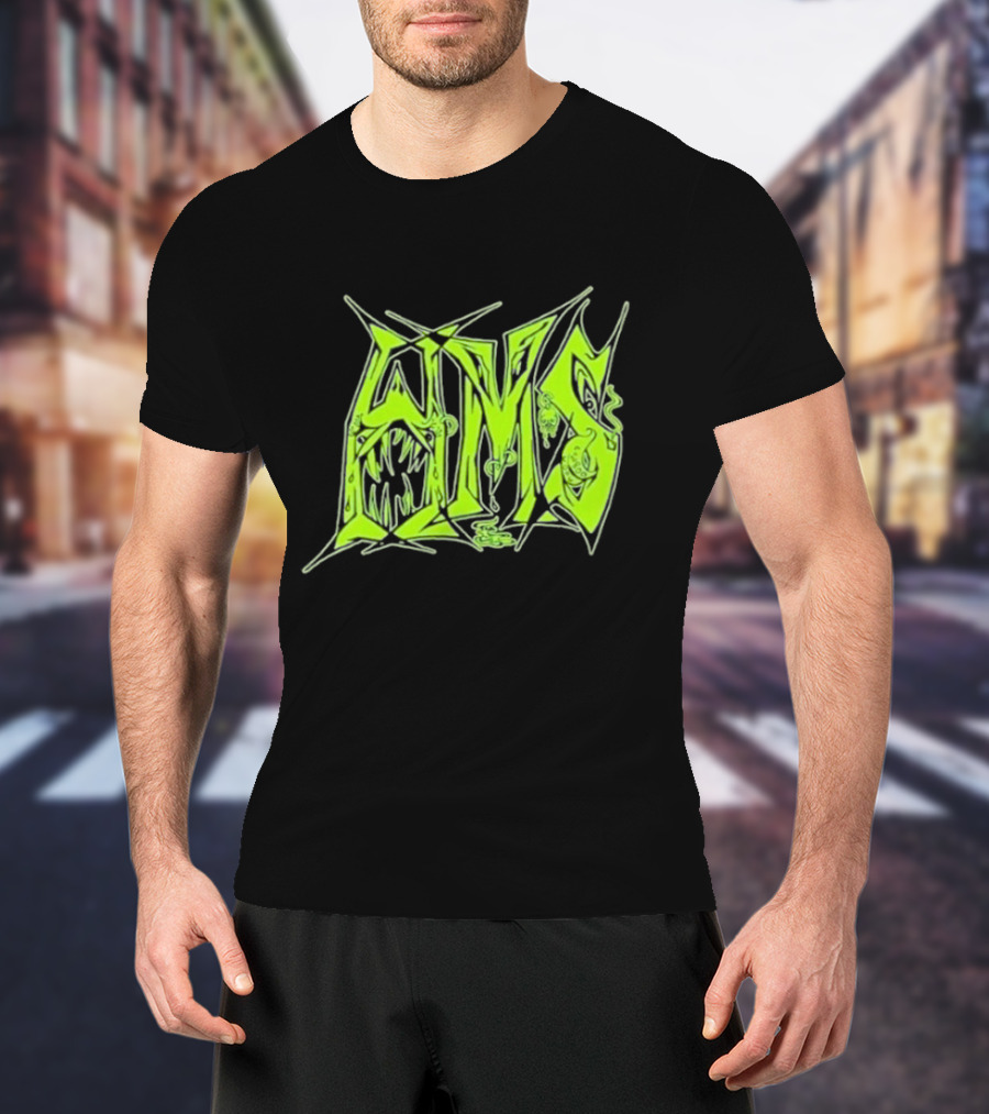 H.M.S Wolfsbane Atomic Themed Text With Monster Elements T-Shirt