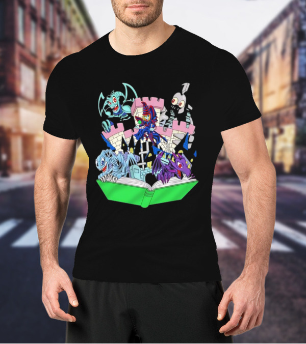 World Of Toons Castle And Creatures From Book T-Shirt