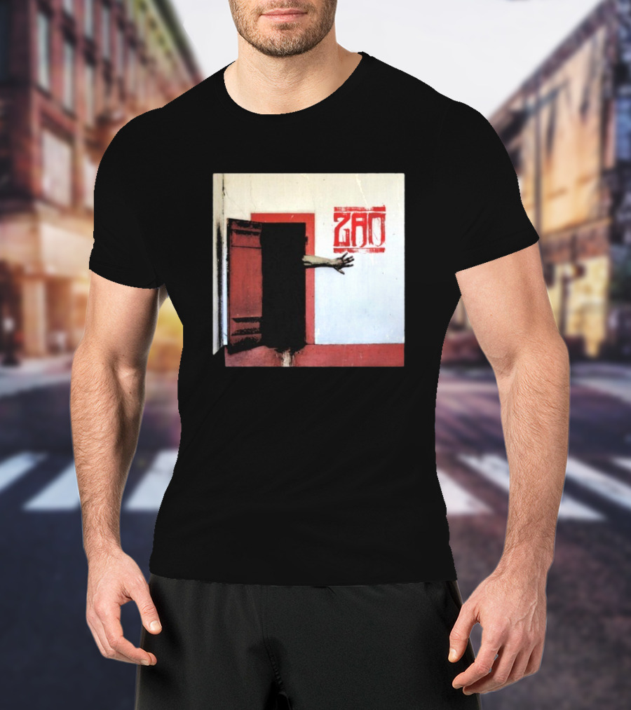 Zao The Crimson Corridor Arm Reaching Through Doorway T-Shirt