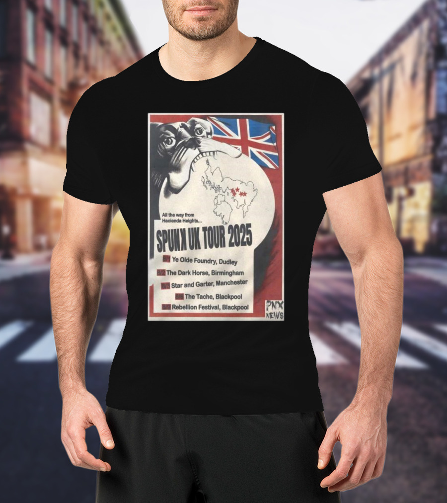 Spunk UK 2025 Tour T-Shirt
