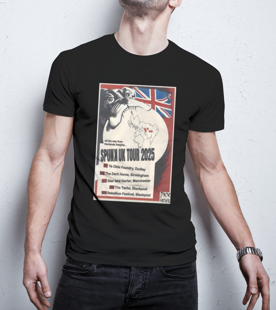 Spunk UK 2025 Tour T-Shirt