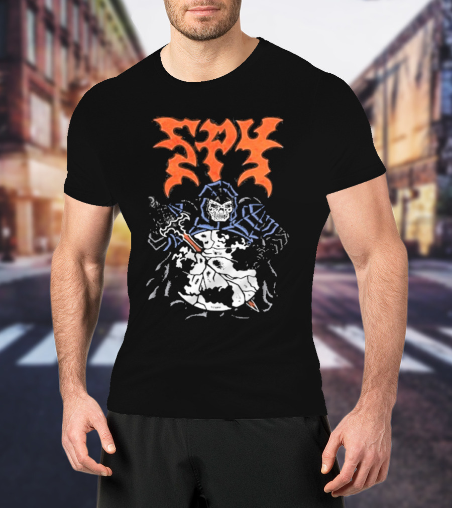 Spy DRKMTTR Apr 3 2025 Nashville TN Knife-Wielding Knight Graphic T-Shirt