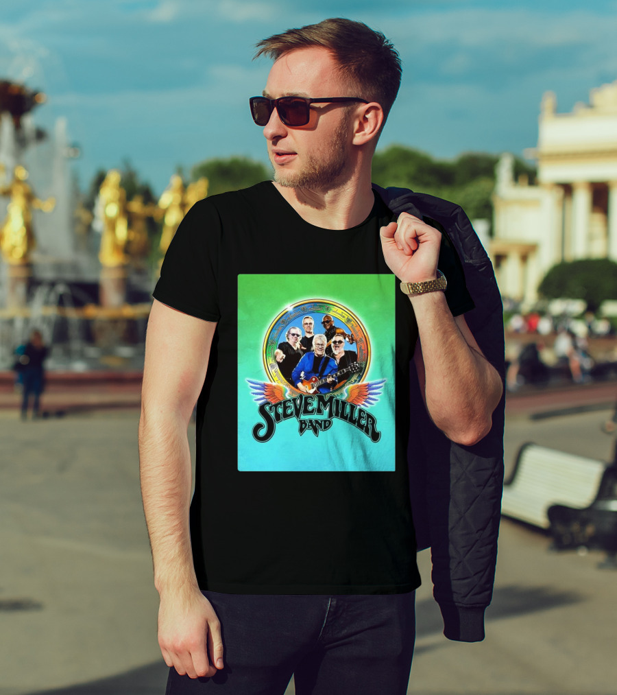 Steve Miller Band 2025 Hitting The Road Tour Vintage Winged Artwork T-Shirt