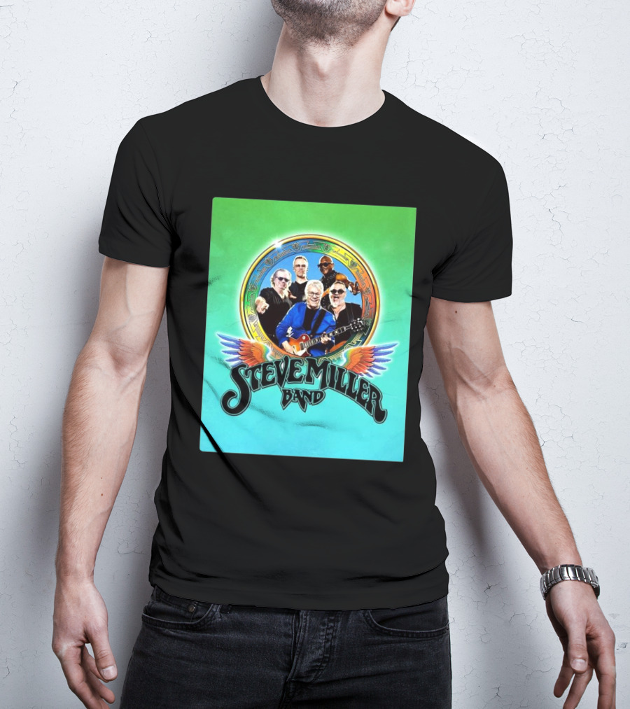 Steve Miller Band 2025 Hitting The Road Tour Vintage Winged Artwork T-Shirt