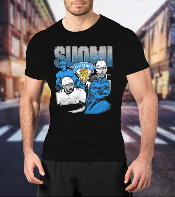 Suomi 4 Nations Team Finland Ice Hockey Players T-Shirt