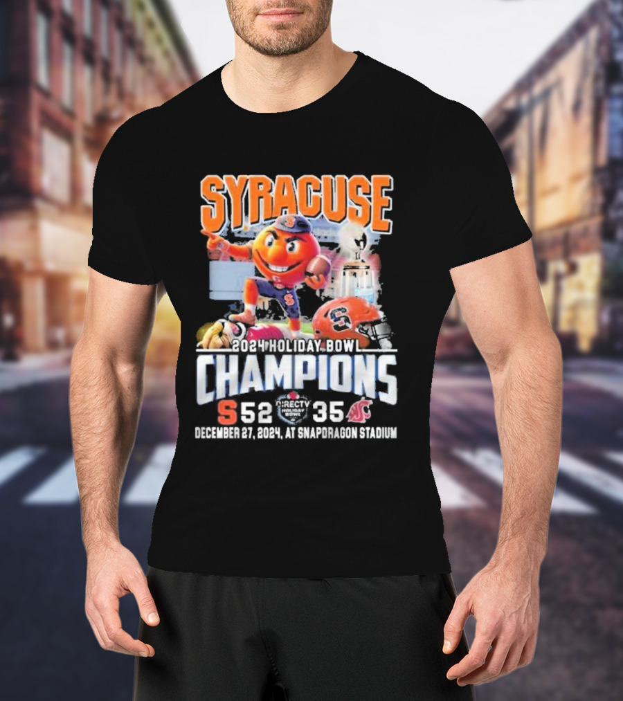 Syracuse Holiday Bowl Champions Snapdragon Stadium 2024 52-35 T-Shirt