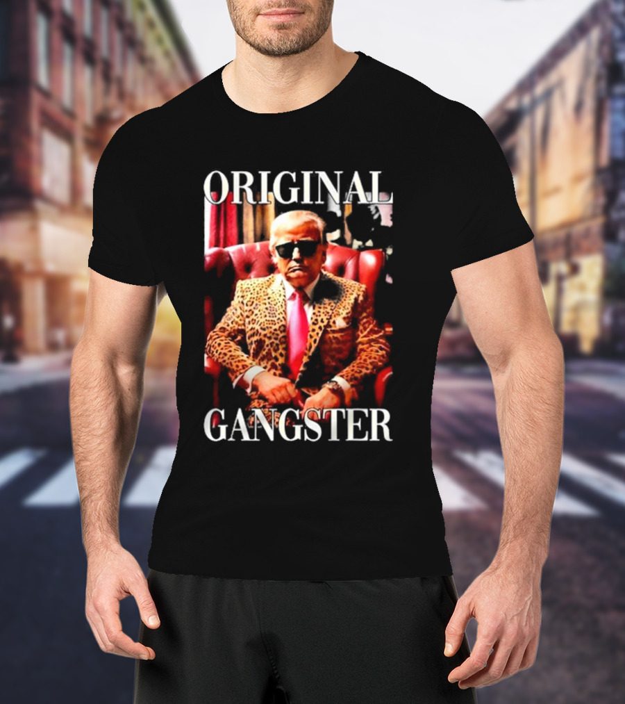 Tammie McDonald Original Gangster Leopard Suit And Sunglasses T-Shirt