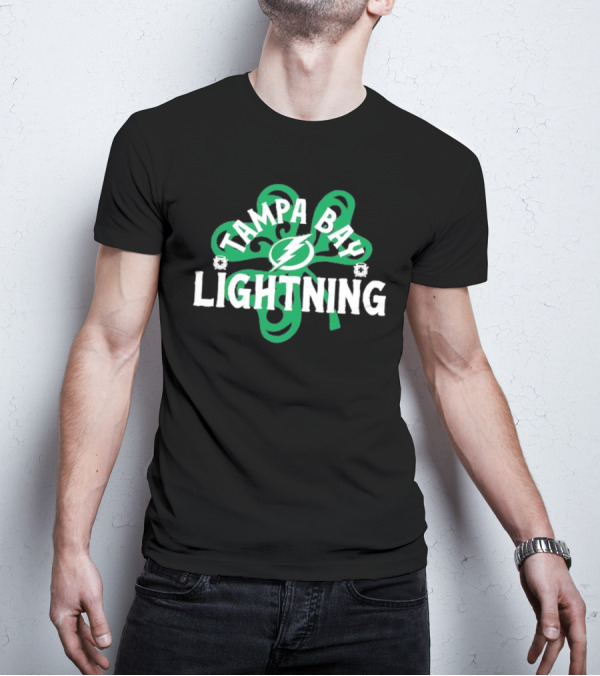 Tampa Bay Lightning St. Patrick’s Day Shamrock T-Shirt