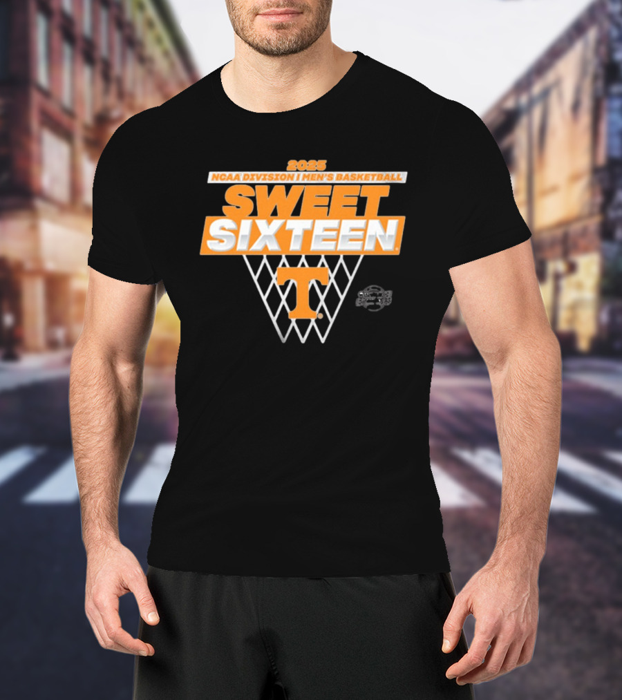 2025 Tennessee Vols Sweet Sixteen NCAA Division I Men's Basketball March Madness T-Shirt