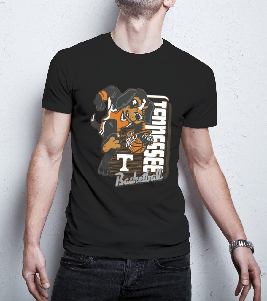 Tennessee Volunteers Basketball Mascot Dunk Comfort Colors 2025 T-Shirt