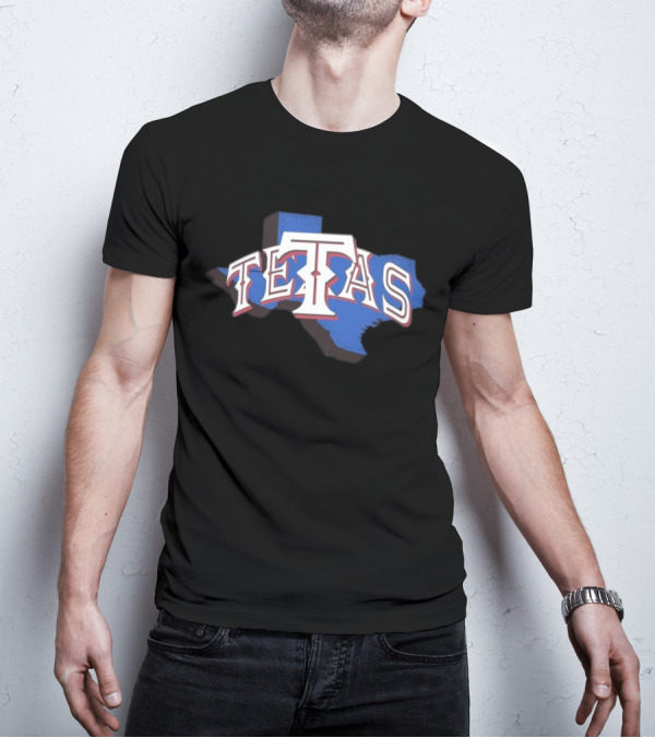 Texas Not Tetas Humor Texas Pride Map Design T-Shirt