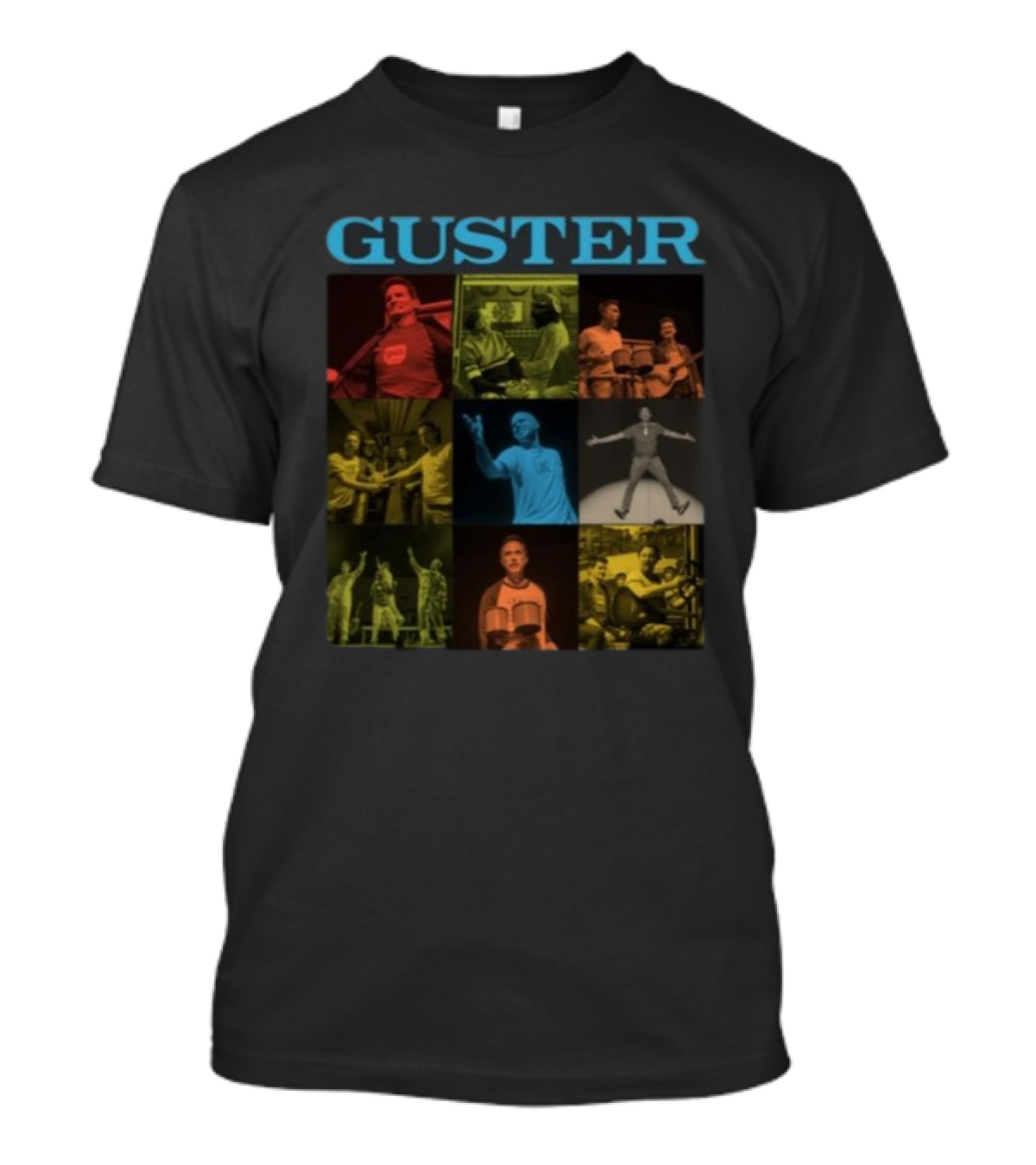 The Ban Guster Eras Tour 2025 Multicolor Band Photo Collage T-Shirt