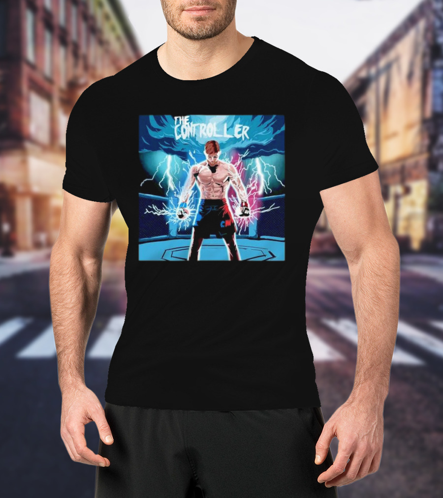 The Controller Lightning Power CM Fighter Comic Style T-Shirt