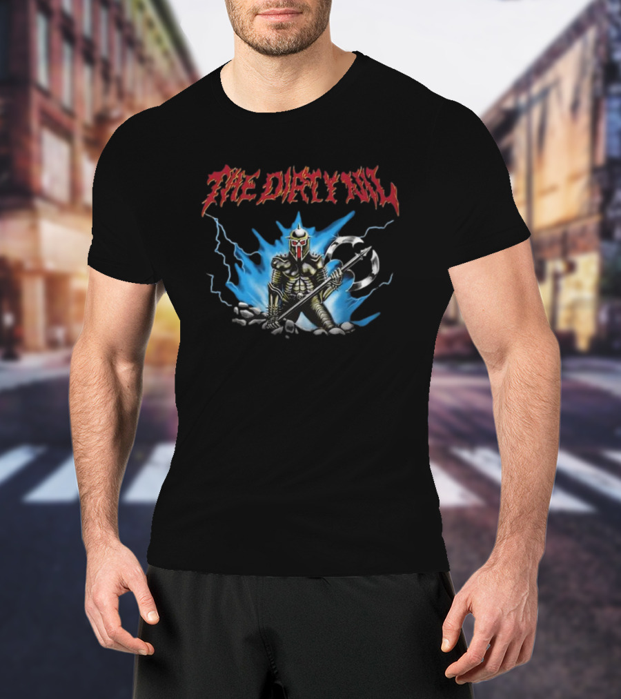 The Dirty Nil Battle Axe Tour Armored Warrior Electric Aura T-Shirt