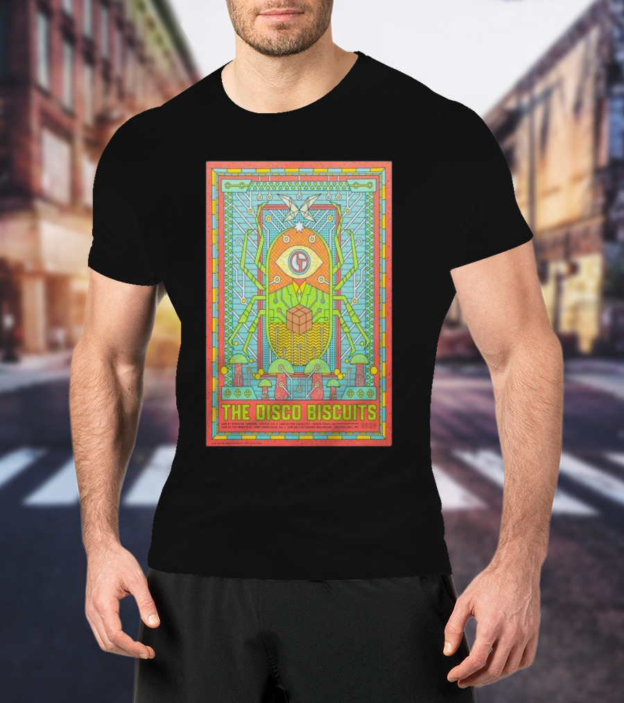 The Disco Biscuits Boulder Theater Santa Cruz Catalyst Crystal Bay 2025 T-Shirt