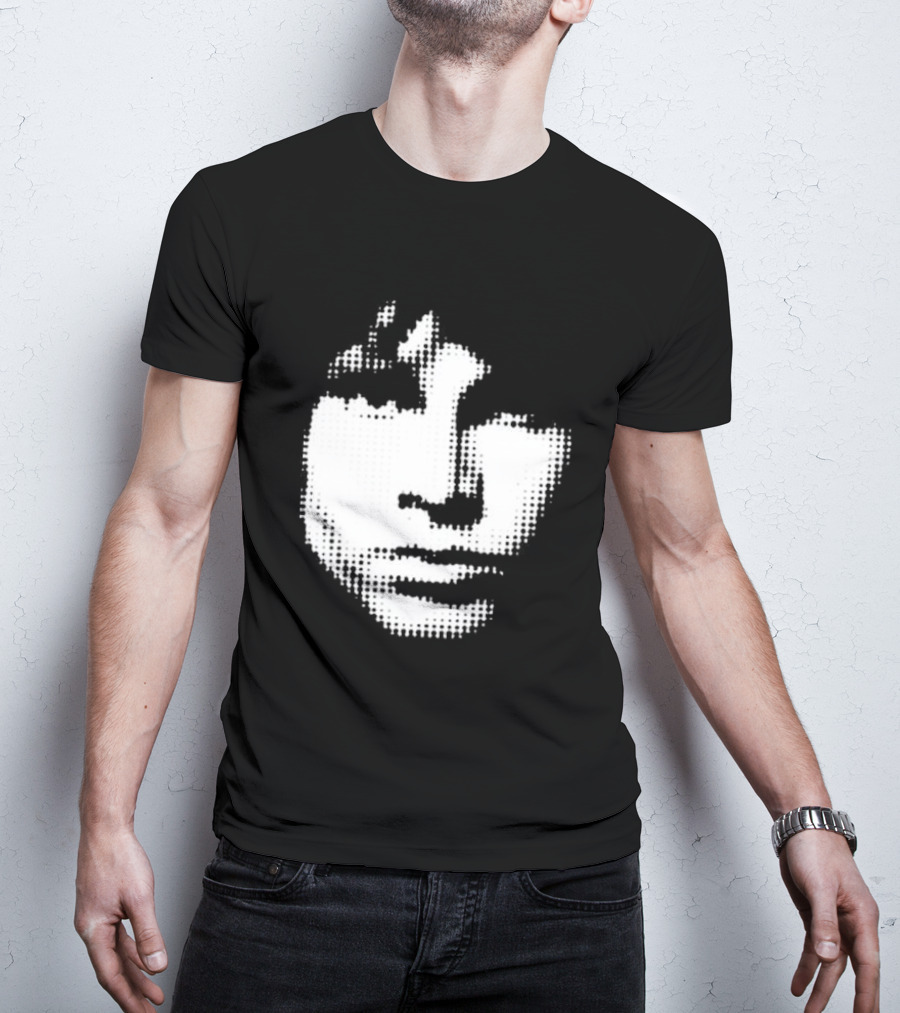 The Doors Jim Morrison Anniversary Retro Face Dot Style T-Shirt