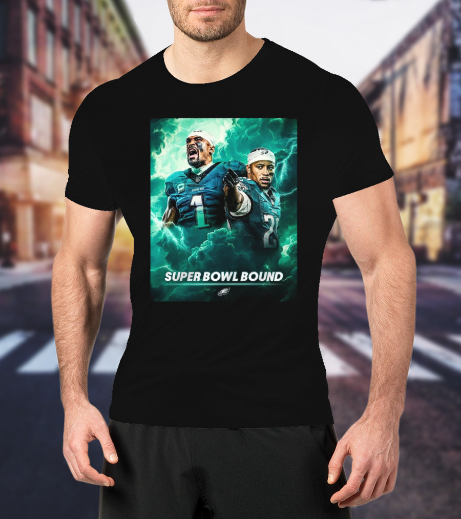 Eagles Super Bowl Bound NFC Champs NFL Prime Video T-Shirt