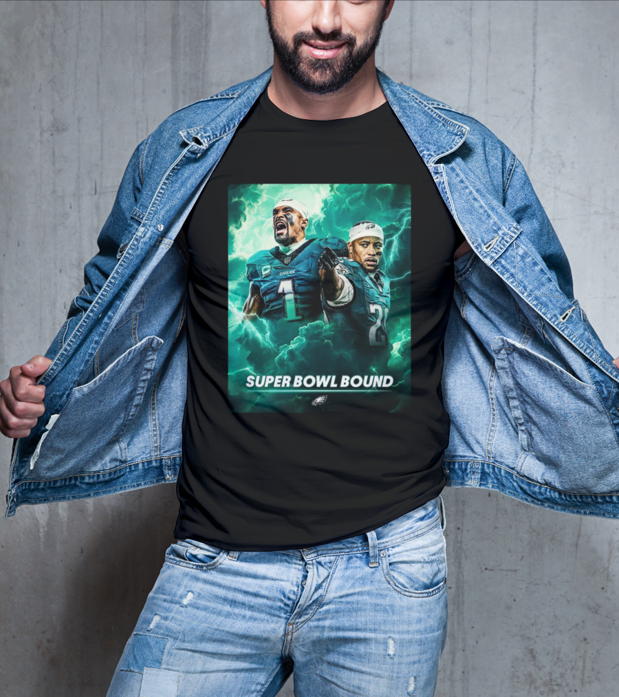 Eagles Super Bowl Bound NFC Champs NFL Prime Video T-Shirt