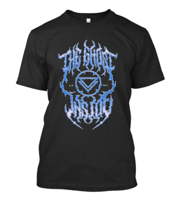 The Ghost Inside Death Metal Band Logo In Blue With Symbol T-Shirt