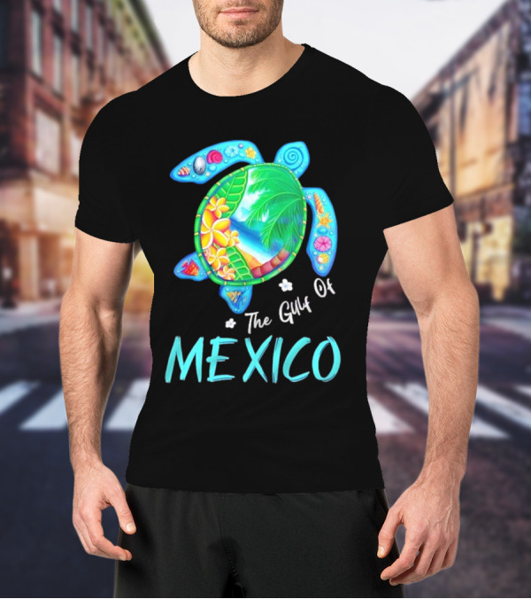 The Gulf Of Mexico Turtle Summer Beach Souvenir T-Shirt