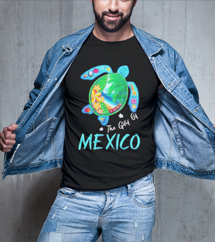 The Gulf Of Mexico Turtle Summer Beach Souvenir T-Shirt