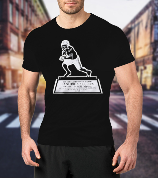 The Heisman Memorial Trophy Lanorris Sellers Football Statue T-Shirt