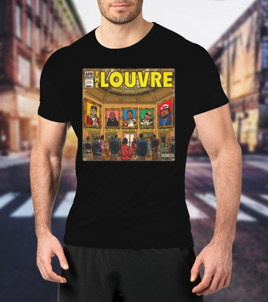 April 2025 The Louvre Statik Selektah Massappeal Rome Streetz Joey Badass Stove God Cooks T-Shirt