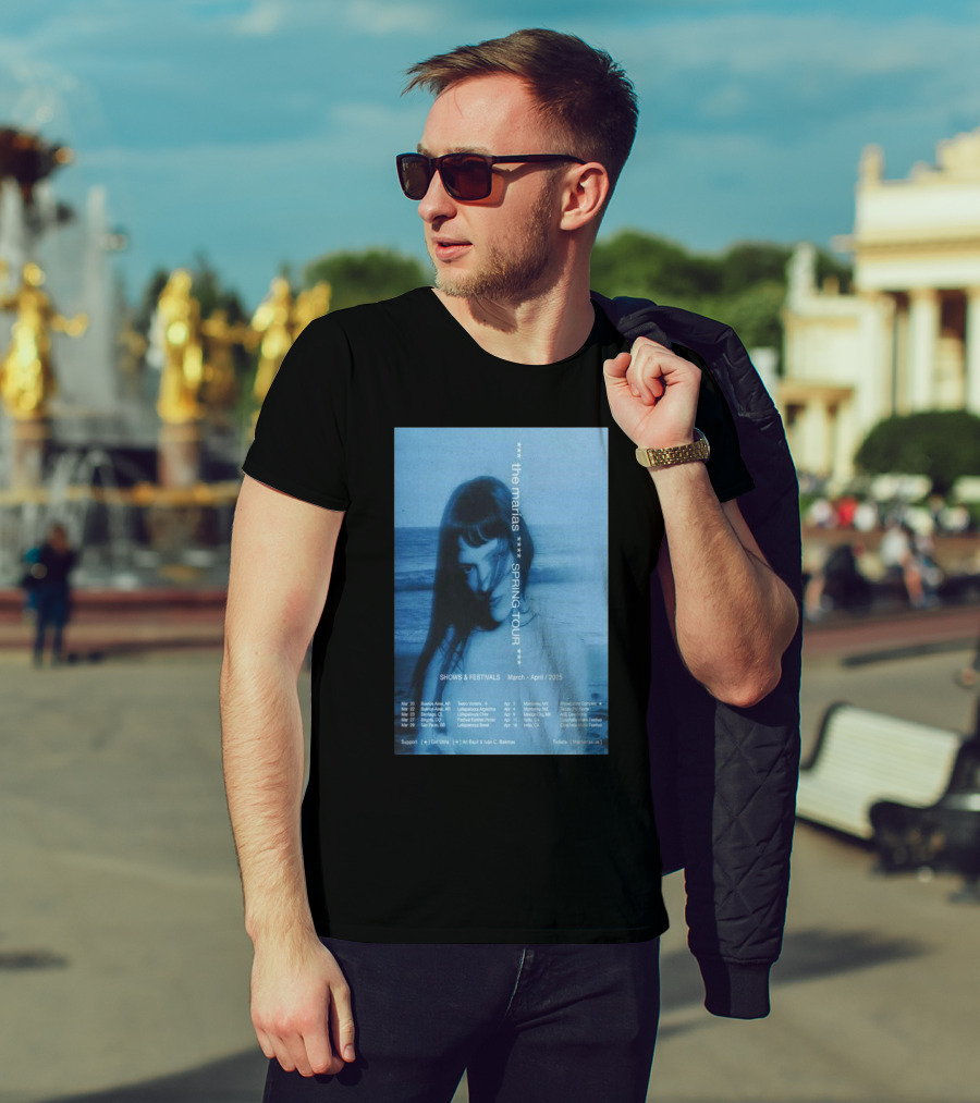 The Marías Spring Tour 2025 Shows And Festivals March April With Girl Ultra Iván C. Bakmas T-Shirt
