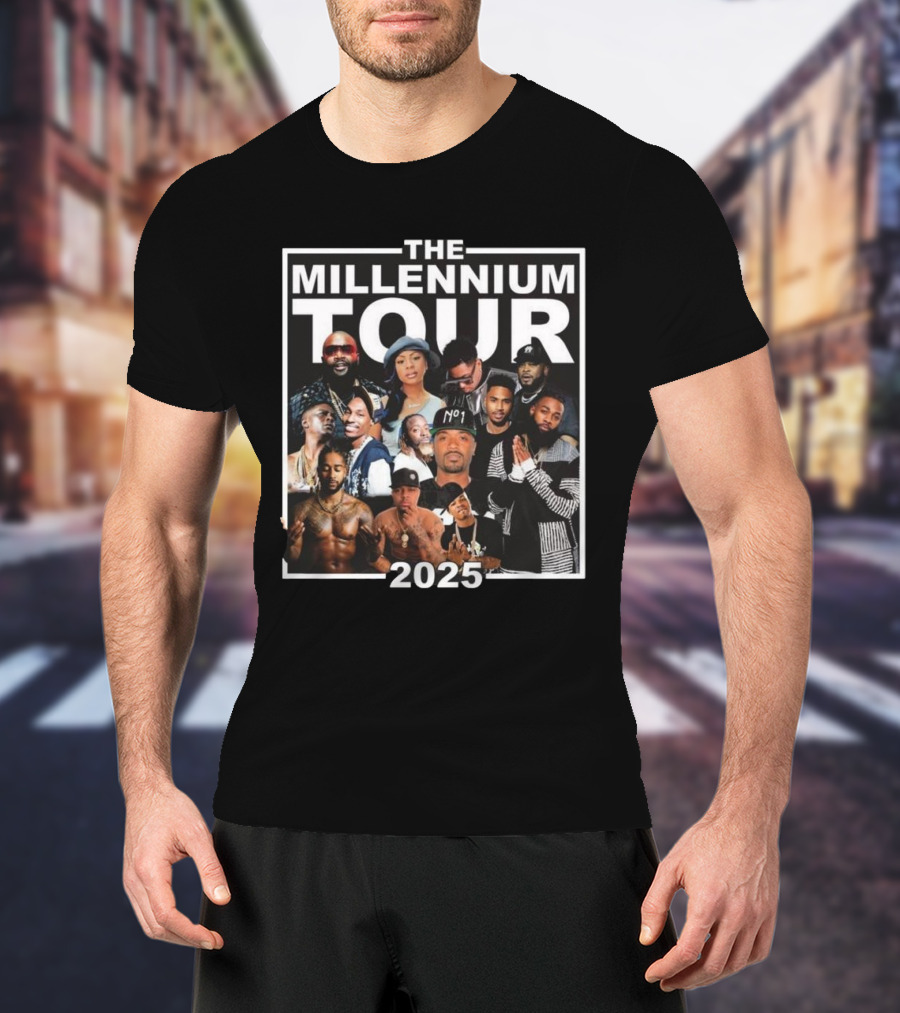 The Millennium Tour 2025 Featuring Iconic Artists T-Shirt