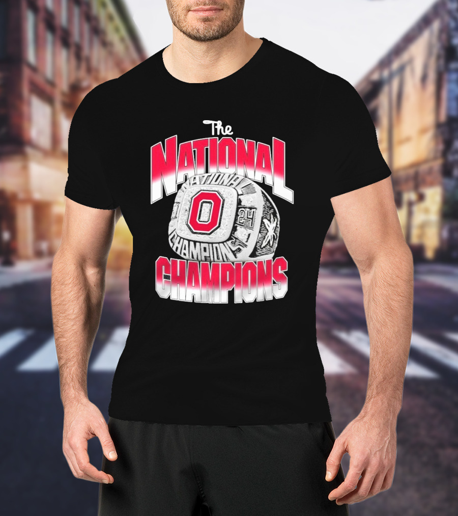 The National Champions 2024 Ring Icon O Logo T-Shirt