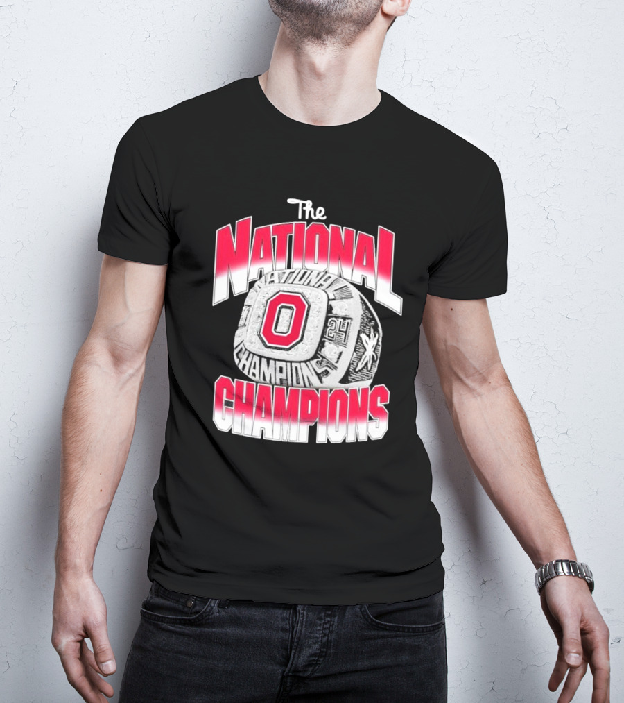 The National Champions 2024 Ring Icon O Logo T-Shirt