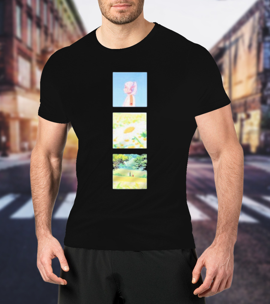 The Party Of Heroes Pastel Daisy Field Peaceful Journey T-Shirt