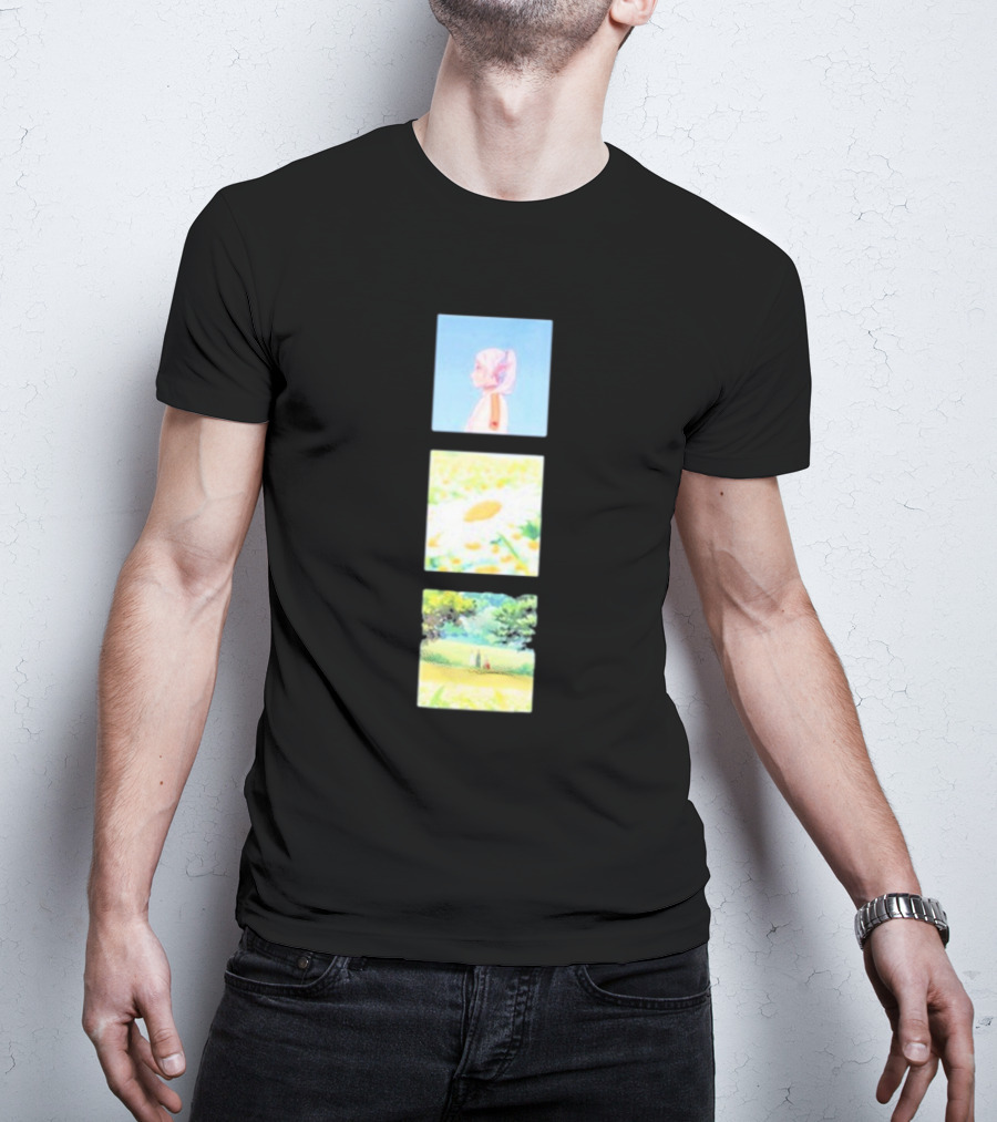 The Party Of Heroes Pastel Daisy Field Peaceful Journey T-Shirt