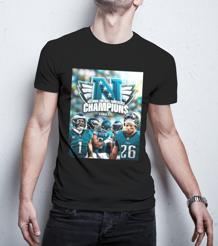 National Football Conference Champions Eagles FlyEaglesFly NFL On Fox T-Shirt