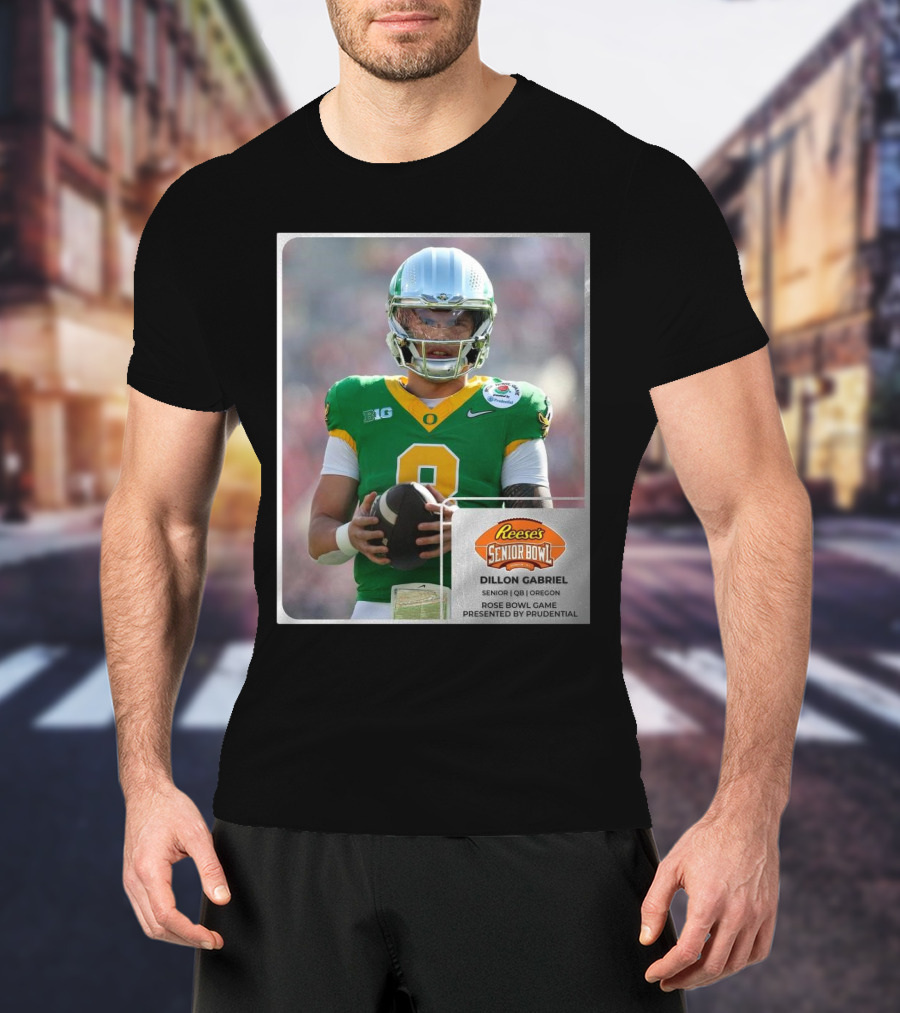 Reese’s Senior Bowl Dillon Gabriel Senior QB Oregon Rose Bowl Game Presented By Prudential T-Shirt