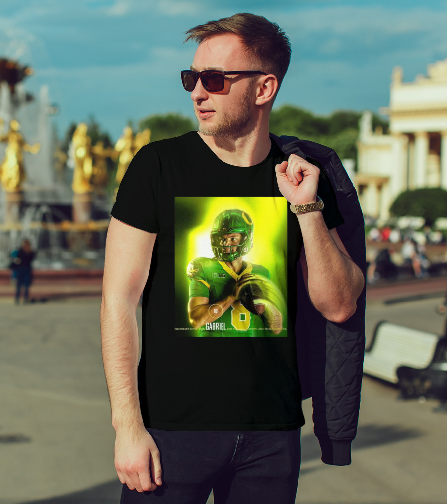 2025 Reese's Senior Bowl Oregon Ducks Football Dillon Gabriel QB 18 T-Shirt