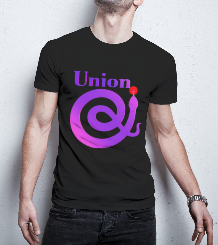 Union Snake Spiral With Red Tongue T-Shirt