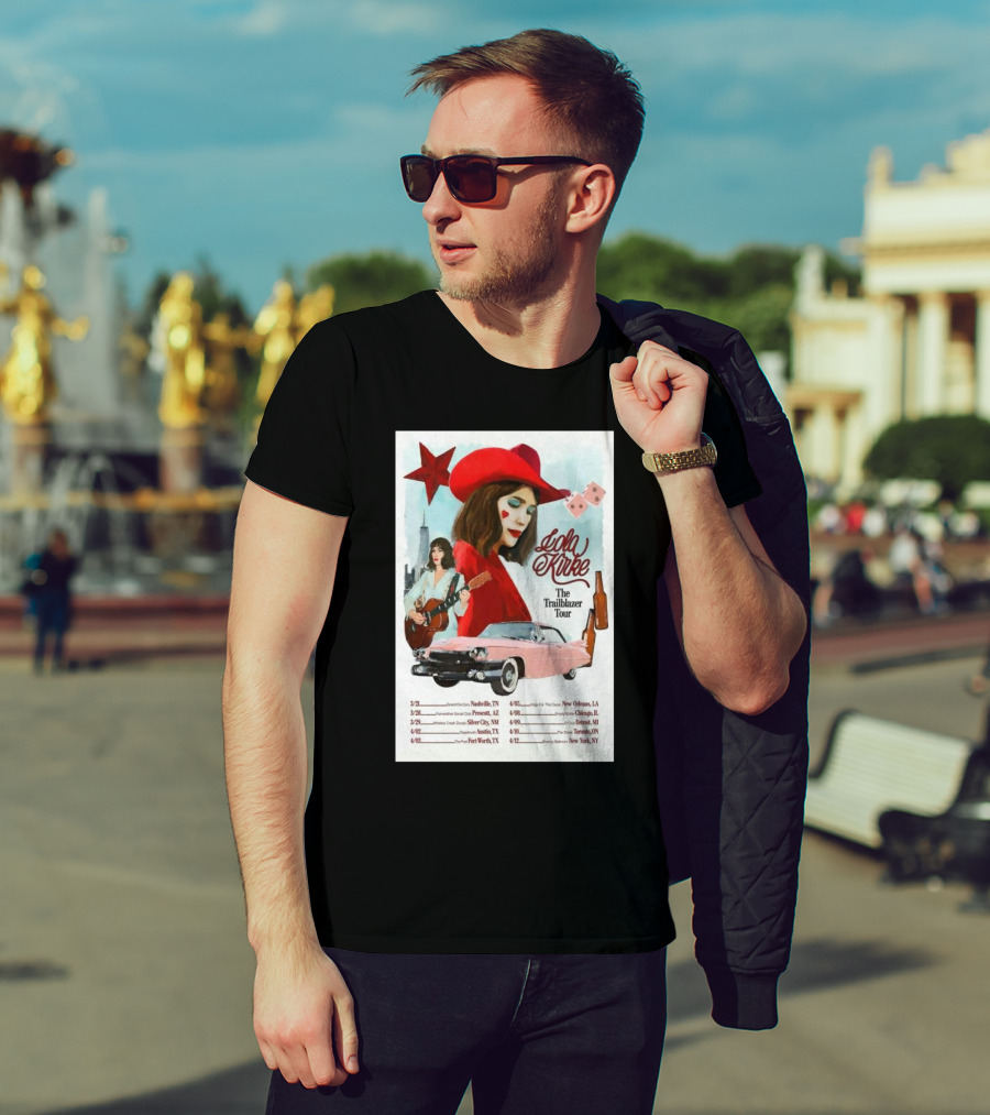 Lola Kirke The Trailblazer Tour 2025 Nashville Austin Chicago Toronto New York T-Shirt