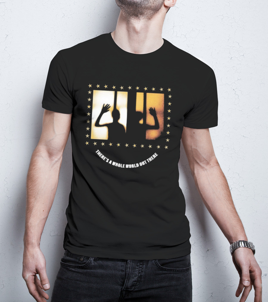 There's A Whole World Out There Pure Noise Arm's Length Stars And Silhouettes T-Shirt