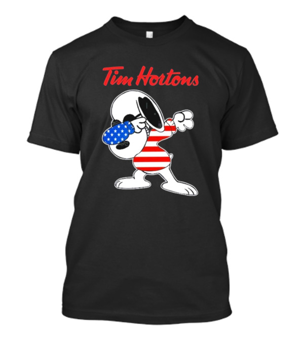 Tim Hortons Snoopy Dabbing American T-Shirt