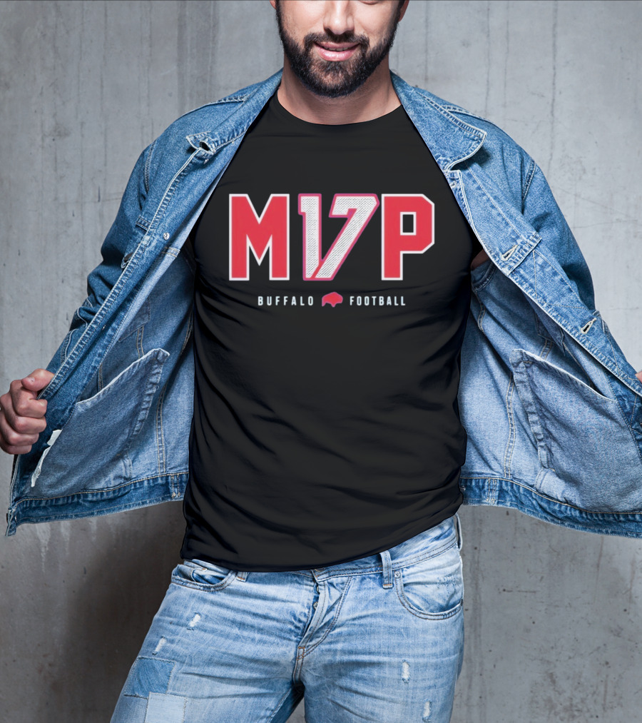 Buffalo Football M17P Josh Allen MVP T-Shirt